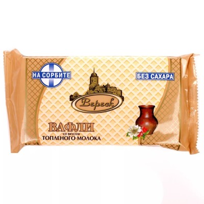 Вафли Вереск топл. молоко на сорбите 105г