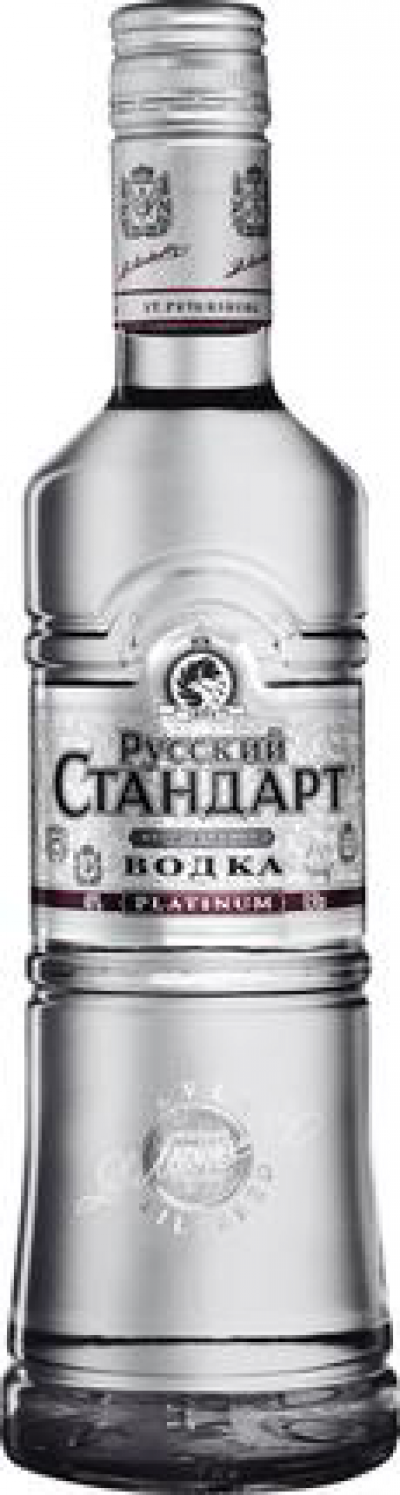 Водка Русский стандарт Платинум 40% 0,5л.