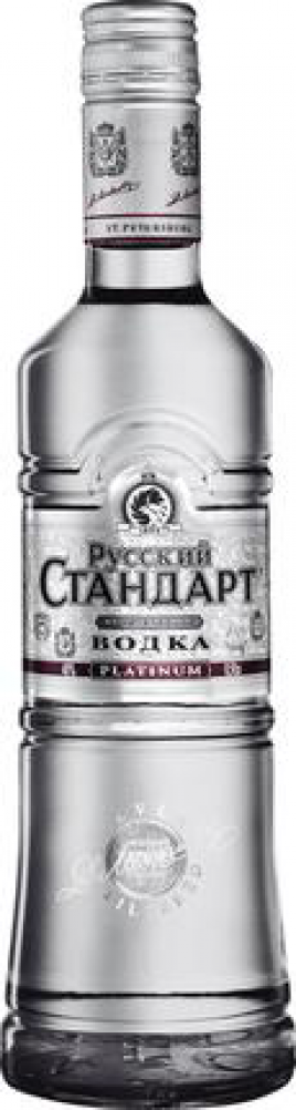 Водка Русский стандарт Платинум 40% 0,5л.