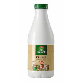 БЗМЖ Кефир "Село Зеленое" 3,2% 930г пл/б
