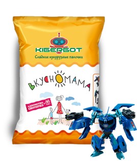 Кукурузные палочки "Кибербот-Сюрприз" 65гр