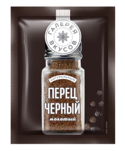 Перец черный молотый "Галерея вкусов" 10г