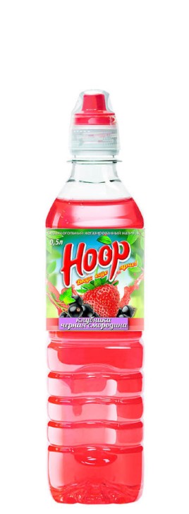 Напиток Hoop Клубника, смородина 0,5л