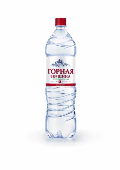 Вода "Горная вершина" газ 1,5л