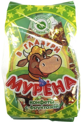 Конфеты "Мурёна" мол. на фруктозе 185г