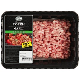 Фарш Деревенский  охл.400г лоток Дмитрогорск