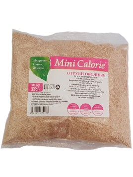 Отруби Mini Calorie овсяные 250гр