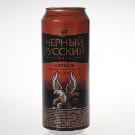 Напиток спитровой Черный Русский с коньяком и вк.миндаля ж/б 0,45л 7,2%