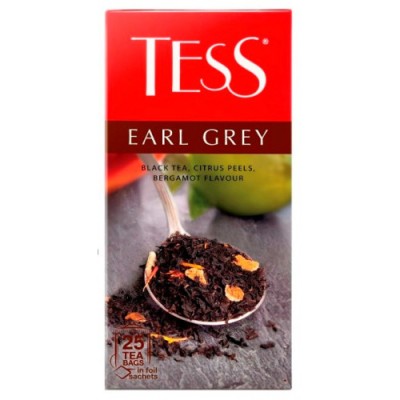 Чай Tess черный Earl grey 25п.