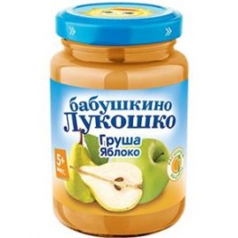 Бабушкино Лукошко Пюре груша, яблоко 190гр