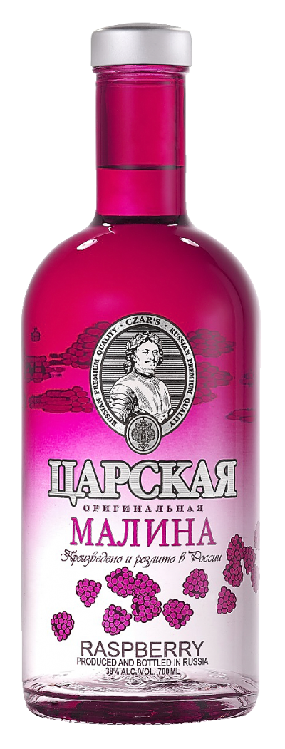 Настойка горькая Царская оригинальная 38% 0,7л. Малина