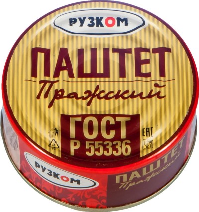 Паштет Пражский Гост 0,117кг ж/б
