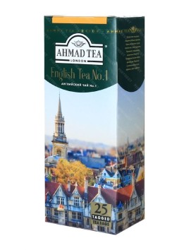 Чай Ахмад  Английский №1жел пол 25 пак