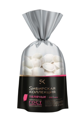 Пельмени с Телятиной 700г Сибирская Коллекция