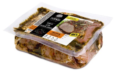 Окорок из свинины в мар. в Кавказском соусе охл в/у БГ 1 кг.Дмитрогорск