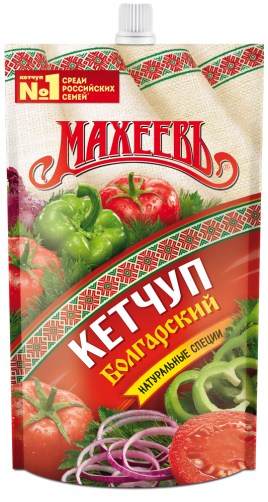 Кетчуп Махеевъ Болгарский дой-пак 300г