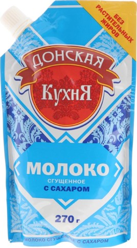 БЗМЖ Сгущенное молоко Донская Кухня 270г м/у