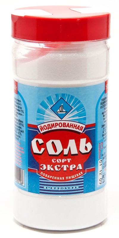 Соль экстра йод пл/банка 500г