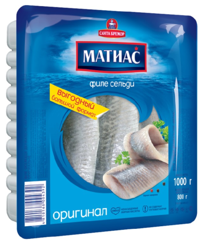Филе сельди оригин. Матиас 1кг