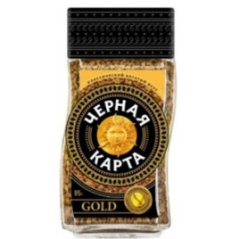 Кофе Черная карта  Gold 95г с/б