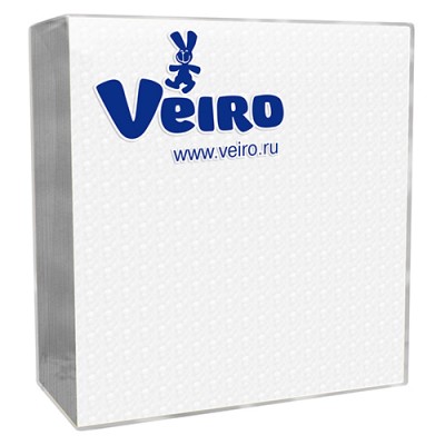 Салфетки белые VEIRO Linia 50шт