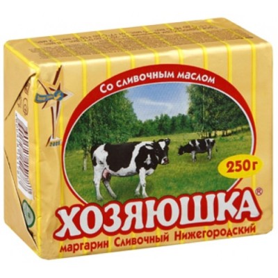 СЗМЖ Маргарин слив. Хозяюшка 60% (фол)200г