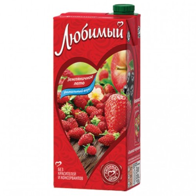 Нектар Любимый сад Земляничное лето 0,95л