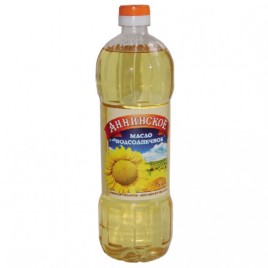 Масло подсолнечное Аннинское раф 0,9 л