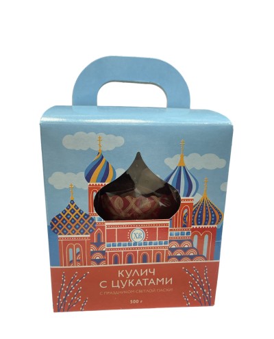 Кулич Весенний с цукатами 500г