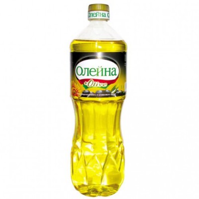 Масло подсолнечное+оливковое Олейна  1л