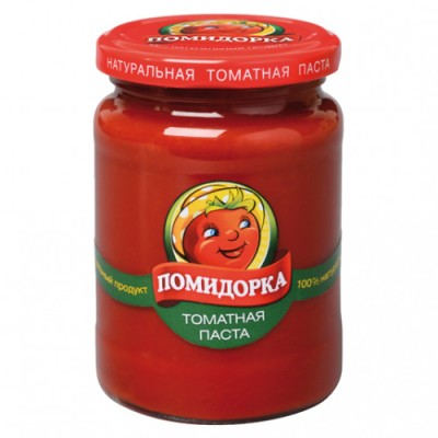 Томатная паста Помидорка 250 мл. с/б
