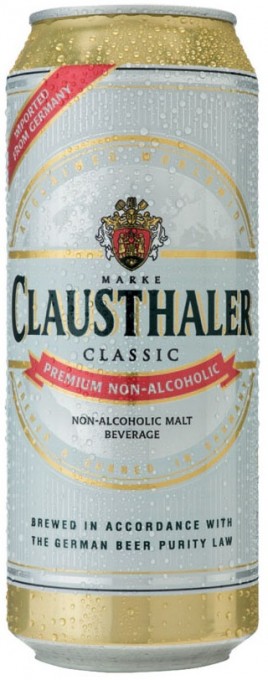 Пиво  св.Клаусталер б/а 0,5% 0,5 л.ж/б