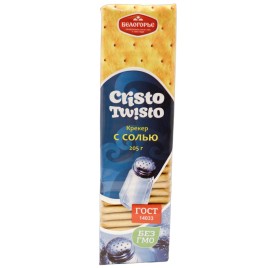 Крекер Кристо -Твисто с солью 205г  Белгород