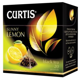 Чай Curtis черный сани лимон  20п
