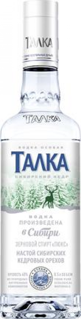 Водка Талка Сибирский Кедр 40% 0,5л