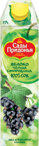 Сок Сады придонья яблоко/черная смородина 1л
