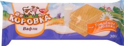 Вафли Коровка топленое молоко 300г