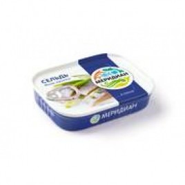 Сельдь атлантическая в масле  Меридиан ж/б 115г