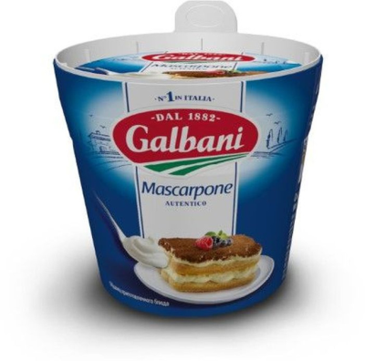 БЗМЖ Сыр Маскарпоне Гальбани стаканчик 250г
