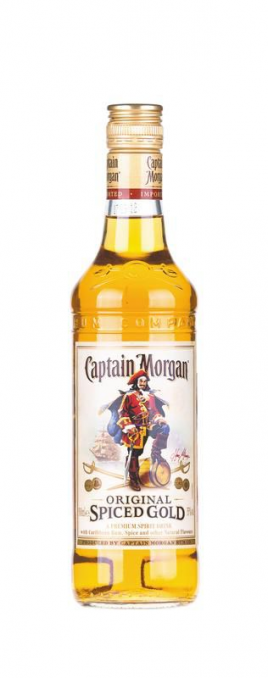 Капитан Морган Пряный золотой на осн.рома 35% 0,5л.