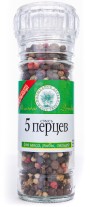 Смесь "5 перцев" мельница 55гр Волшебное Дерево