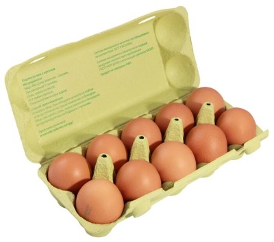 Яйцо Деревенское столовое ВРС отборное СО 10шт