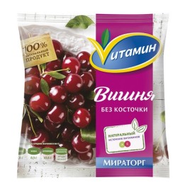 Вишня б/косточки с/м 0,3кг Витамин