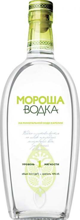 Водка Мороша №1 40% 0,5л