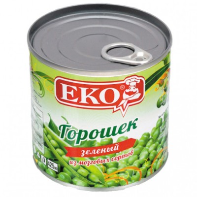 ЭКО Горошек консерв.400гр.