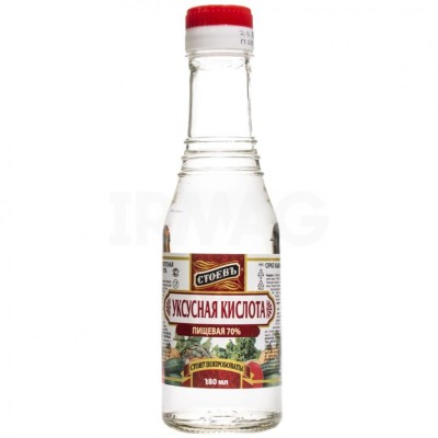 Уксусная кислота  70% 180мл Стоевъ