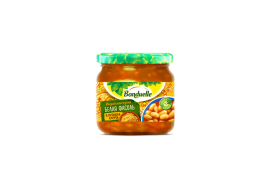 Фасоль Бондюэль белая в пряном карри 360г с/б