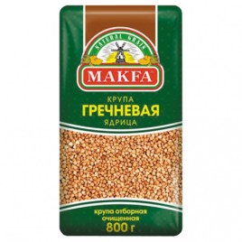 Макфа Крупа гречневая ядрица 800г