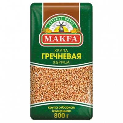 Макфа Крупа гречневая ядрица 800г