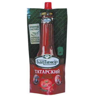Кетчуп Балтимор татарский 260г дой-пак